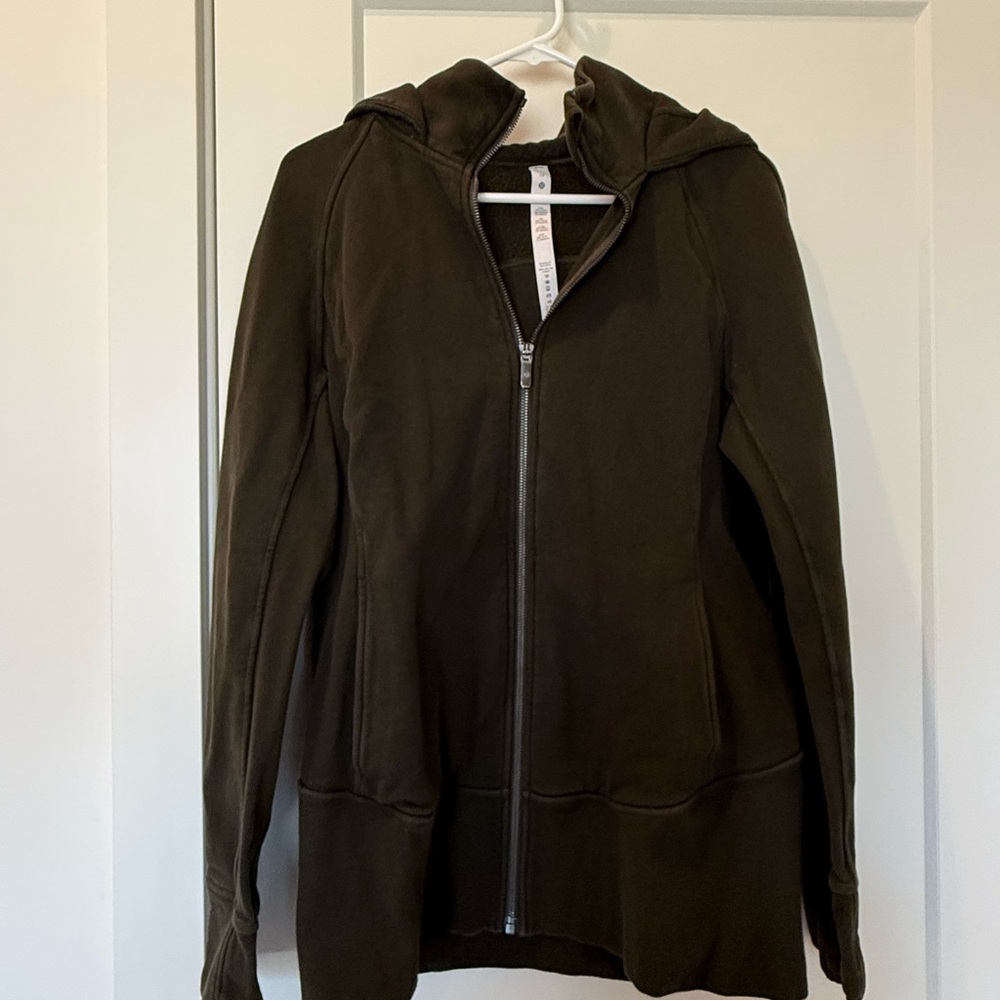 lululemon olive green hoodie